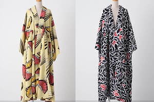 キモノ バイ ナデシコ×ケイスケ カンダ「きものドレス」に第2弾の新作、たっぷりゆかた生地の和ドレス