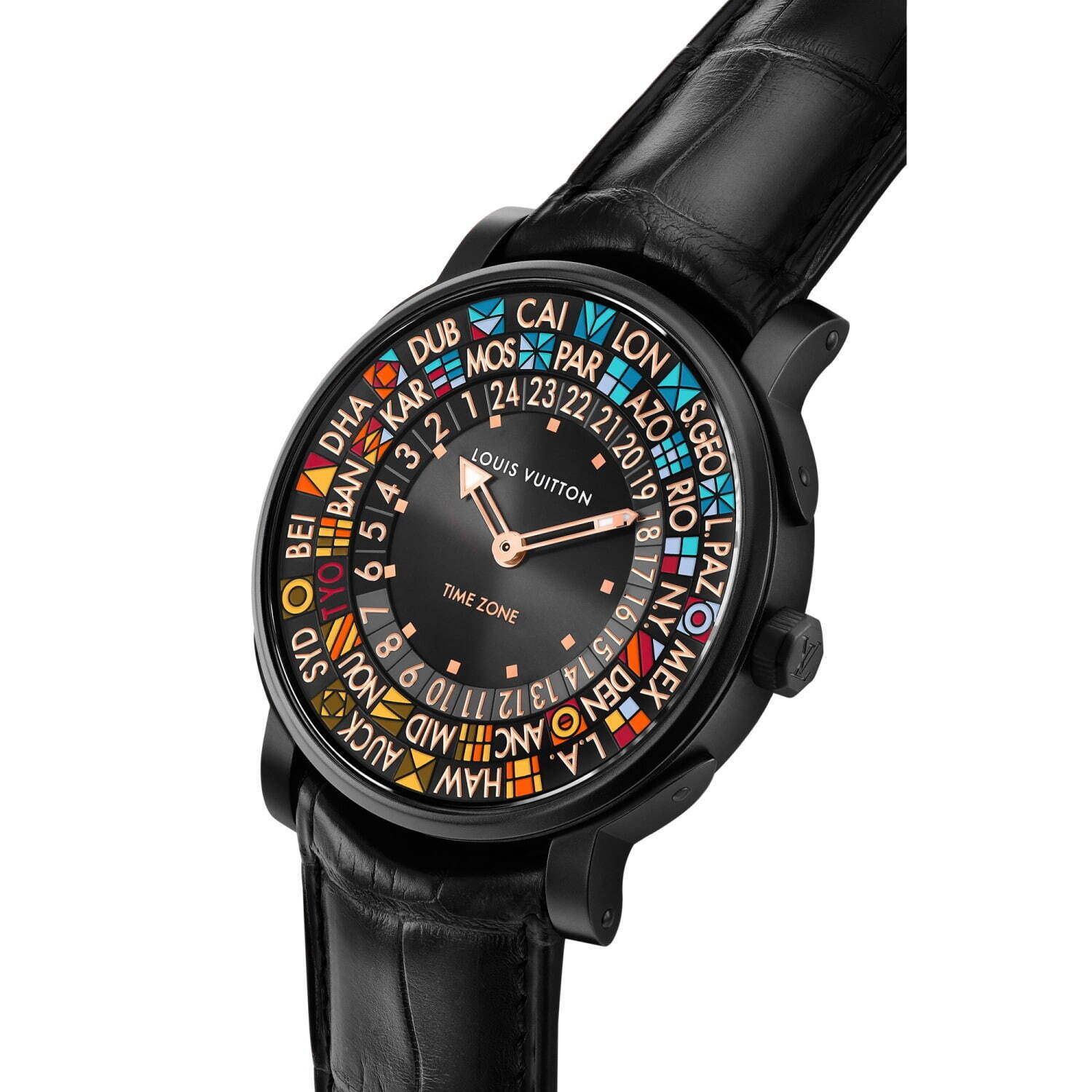 ルイ・ヴィトンの腕時計「エスカル タイムゾーン」新作“氷＆火”着想の 