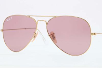 レイバン初、ウェイファーラー・アビエーター・クラブマスターにカラフルな偏光レンズのモデルが登場