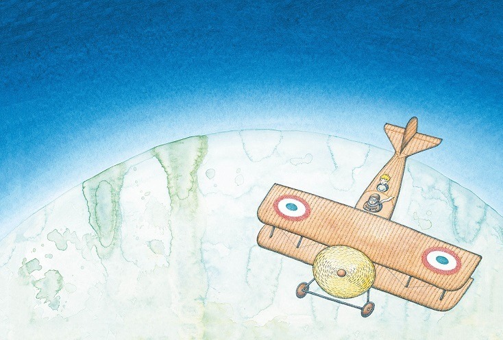 《『飛行士と星の王子さま: サン＝テグジュペリの生涯』原画》 2014年