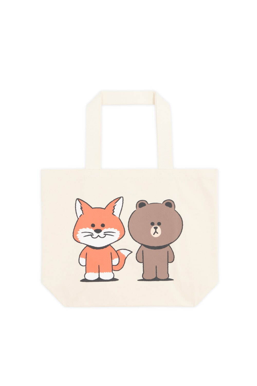 メゾン キツネ“LINE FRIENDS風”キツネ×ブラウンのコラボTシャツ、トート＆マグも｜写真47