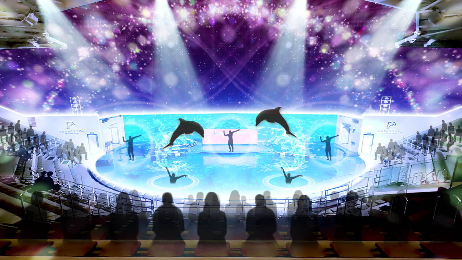 仙台うみの杜水族館のナイトイベント「シートピア」イルカ×ダンス×映像の没入型ショーを閉館後の館内で｜写真11