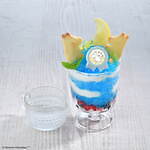 ムーミンカフェ「ムーミン谷 かき氷パフェ」ソーダを注ぐとドリンクに変わる“うみ色・森色”スイーツ｜写真5