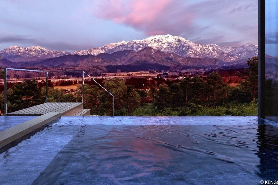 「スノーピーク フィールド スイート スパ ヘッドクォーターズ」温浴施設中心の複合リゾートが新潟に