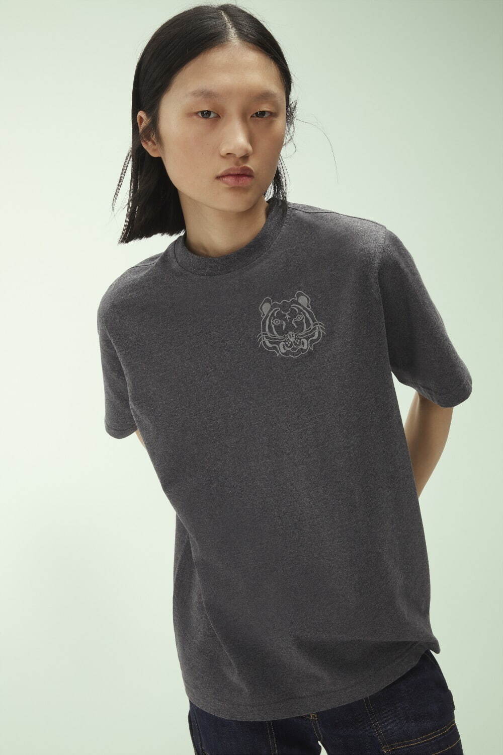 ケンゾーの新作Tシャツ - 胸に“虎”モチーフ配した全4色で、リサイクル素材採用｜写真12