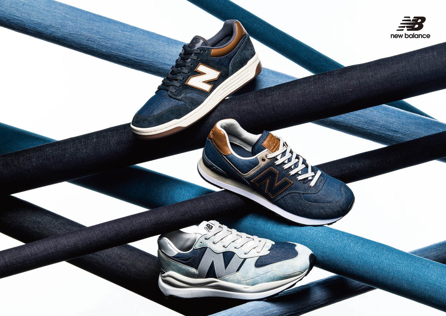 new balance  デニムスニーカー