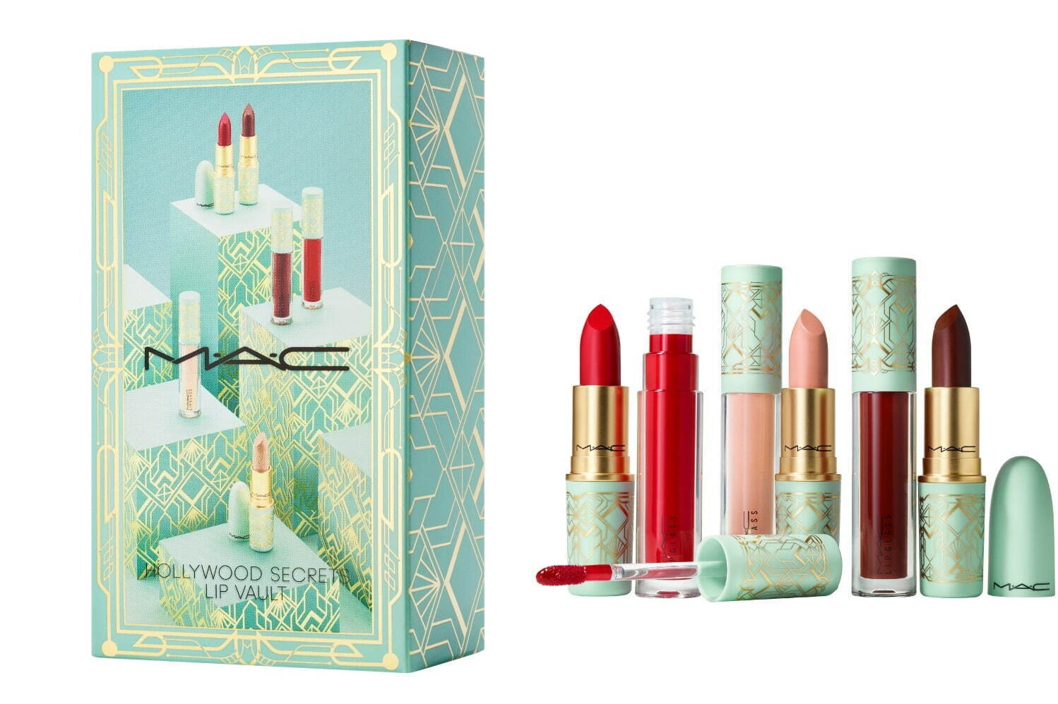 M·A·C“スター製品”だらけのメイクアップコフレ、限定色入り8色アイパレのアイメイクキット