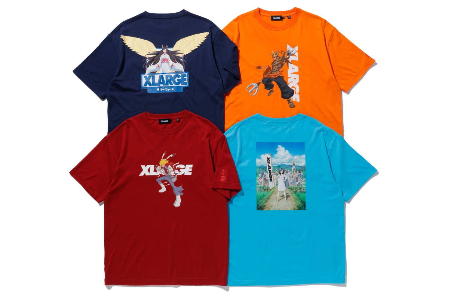 XLARGE サマーウォーズ　エクストララージ　tシャツ　オレンジ