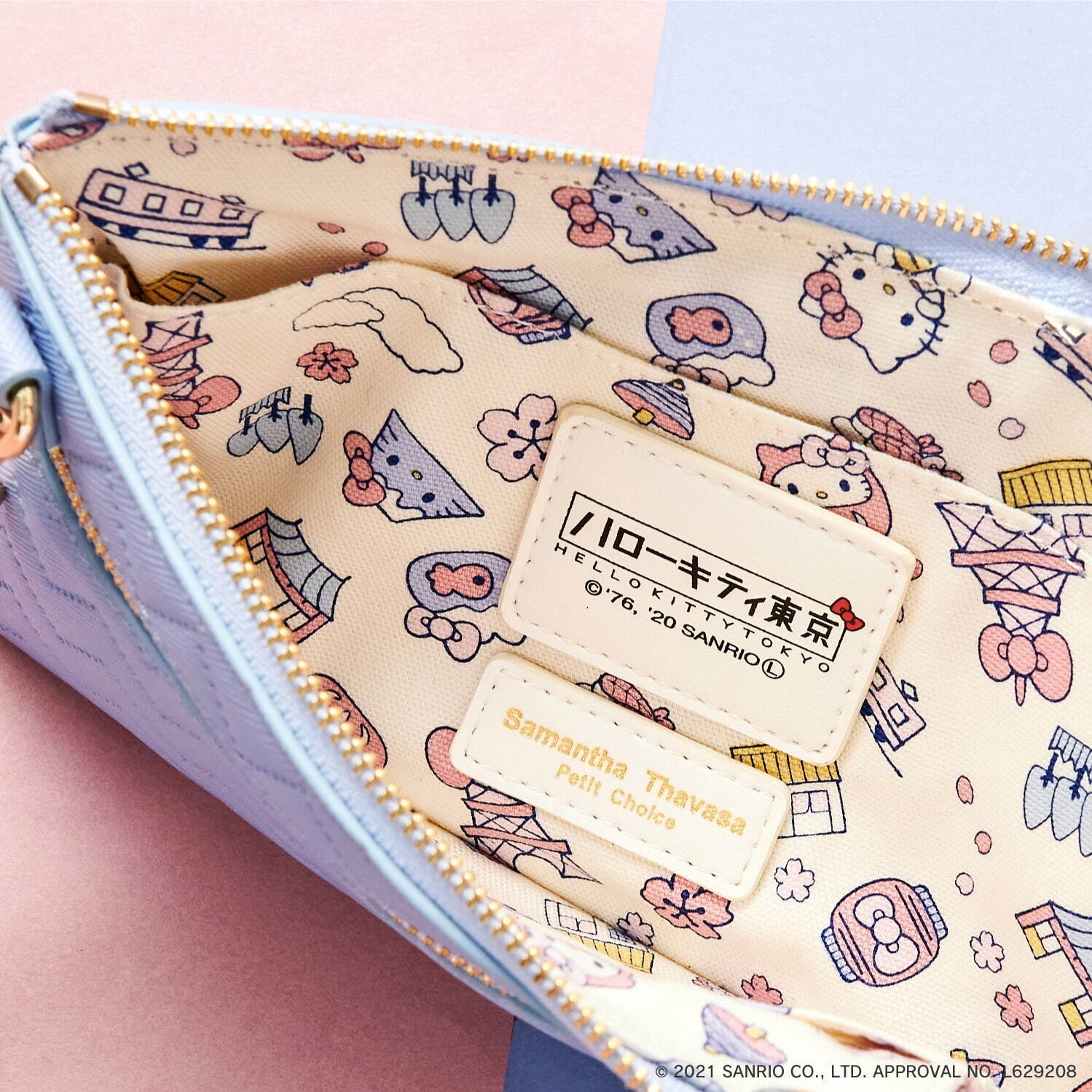 サマンサタバサプチチョイス×ハローキティ“招き猫やダルマ”に扮した財布、桜＆富士山カラーで｜写真15