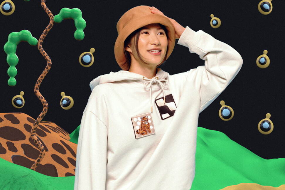 Ground Y“切手&額縁”モチーフのTシャツやビッグフーディー、深川麻衣