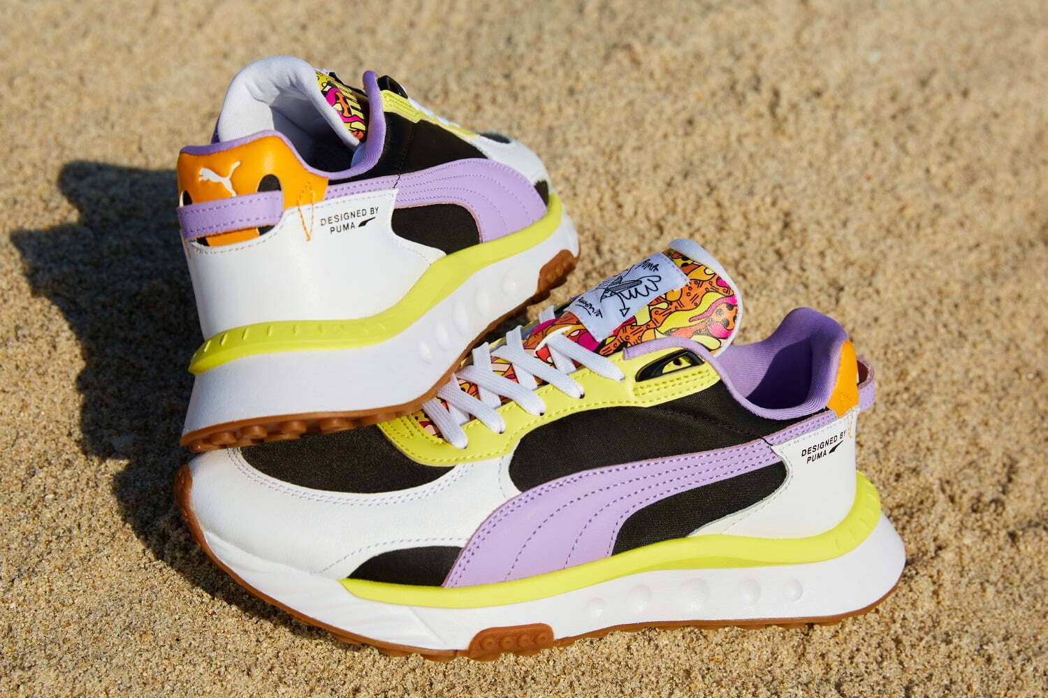 プーマ“ポップアート”着想のカラフルスニーカー、ロメロ・ブリットと初コラボ