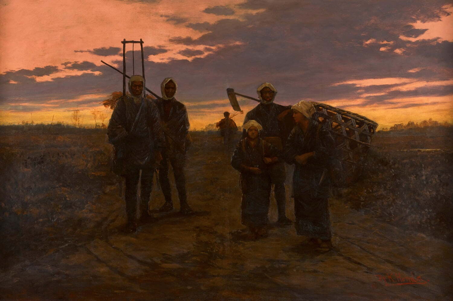 黒田清輝｜企画展「発見された日本の風景 美しかりし明治への旅」京都国立近代美術館で、明治の日本を描いた絵画を紹介