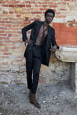 サンローラン 2022年春夏メンズコレクション  - 未来を見据える自然調和｜写真53