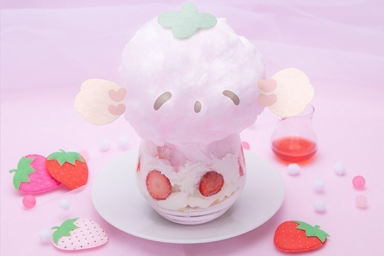 超レア♡ こぎみゅん キャンバスアート 初恋カフェ いちご サンリオ top.jpg
