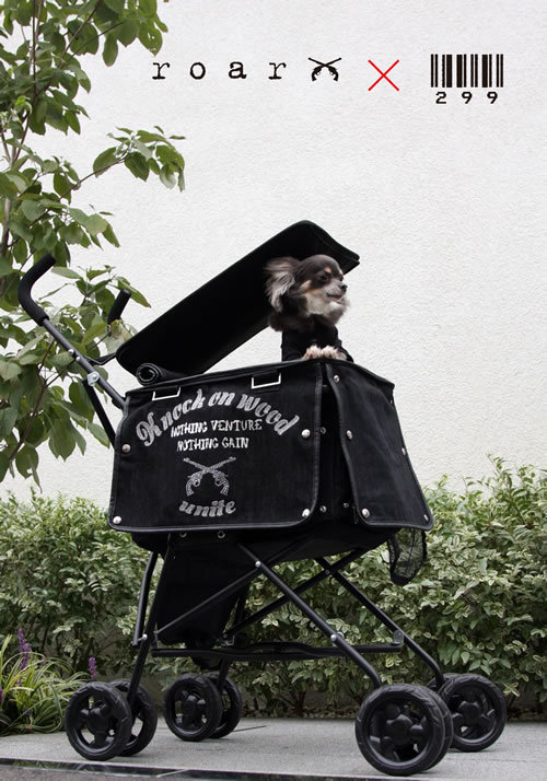 roarとDog Brand 299のコラボ第二段、ペット用カートが登場｜写真2