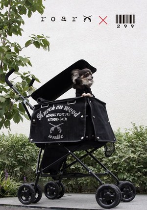 roarとDog Brand 299のコラボ第二段、ペット用カートが登場｜写真2