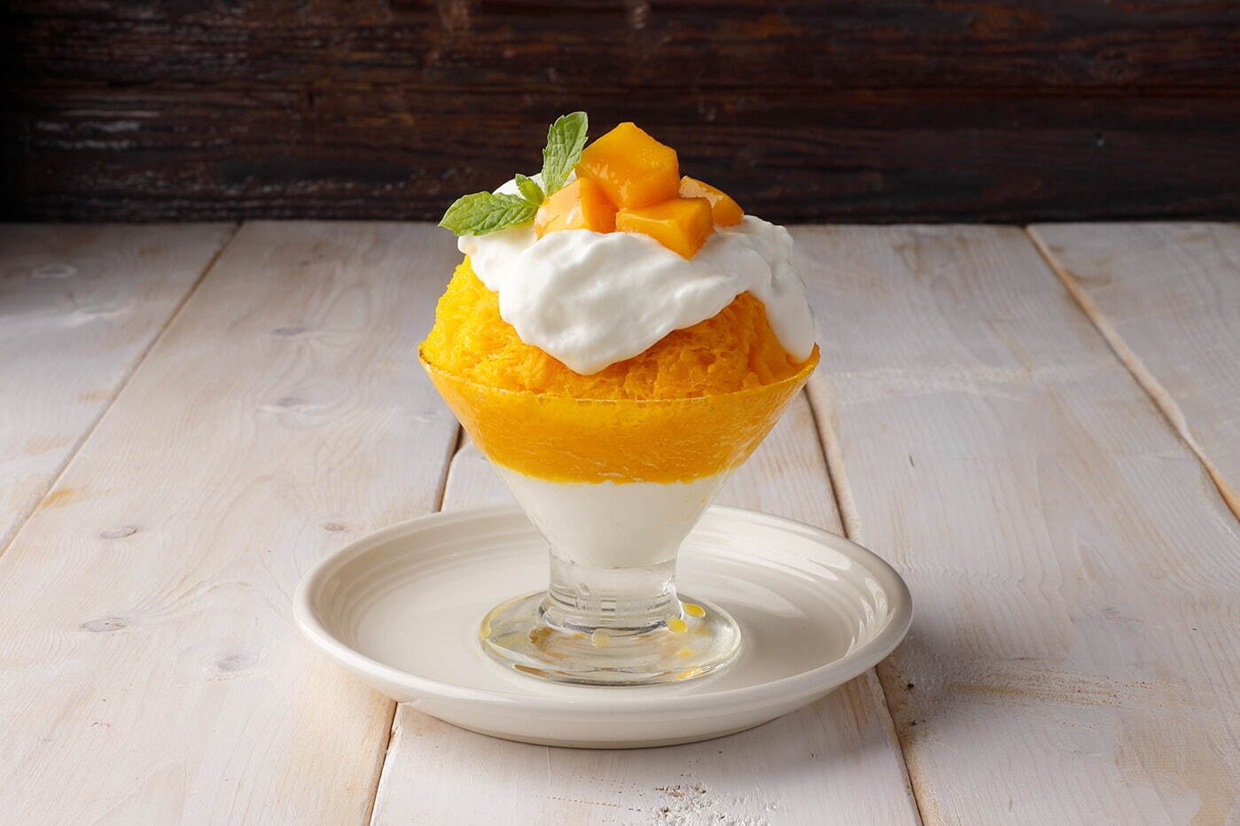 チーズキッチン ラクレ「マンゴーとレアチーズのフルーツかき氷」1,320円