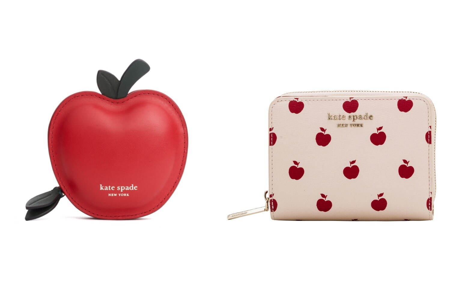 人気デザイナー 新品 ケイトスペード 財布 長財布 アップル りんご