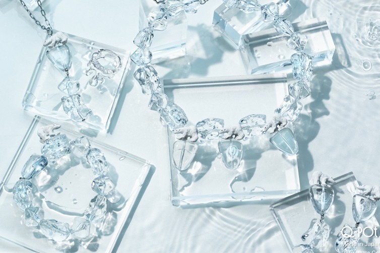 Q-pot.「流氷とシロクマ」モチーフの夏アクセサリー、“肉球”や“おしり”型ピアスも