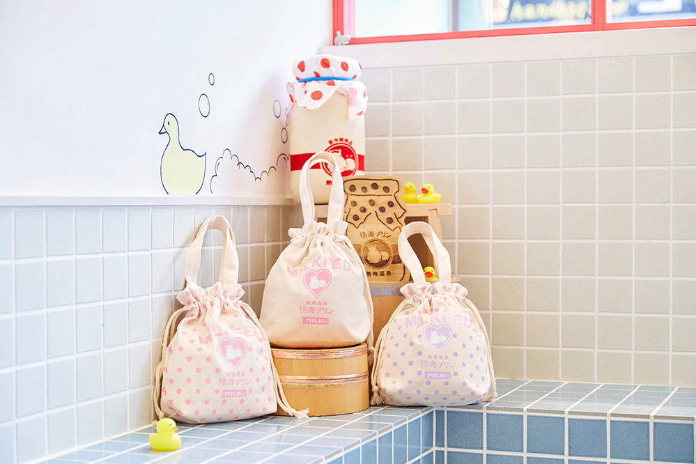 MILKFED. X ATAMI PUDDING DOT DRAWSTRING BAG(LT.PINK)1,650円
MILKFED. X ATAMI PUDDING DRAWSTRING BAG(WHITE)1,650円