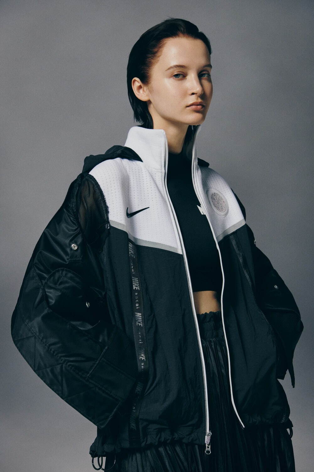 sacai×nike ジャケット S サカイナイキ nike sacai - www.sorbillomenu.com