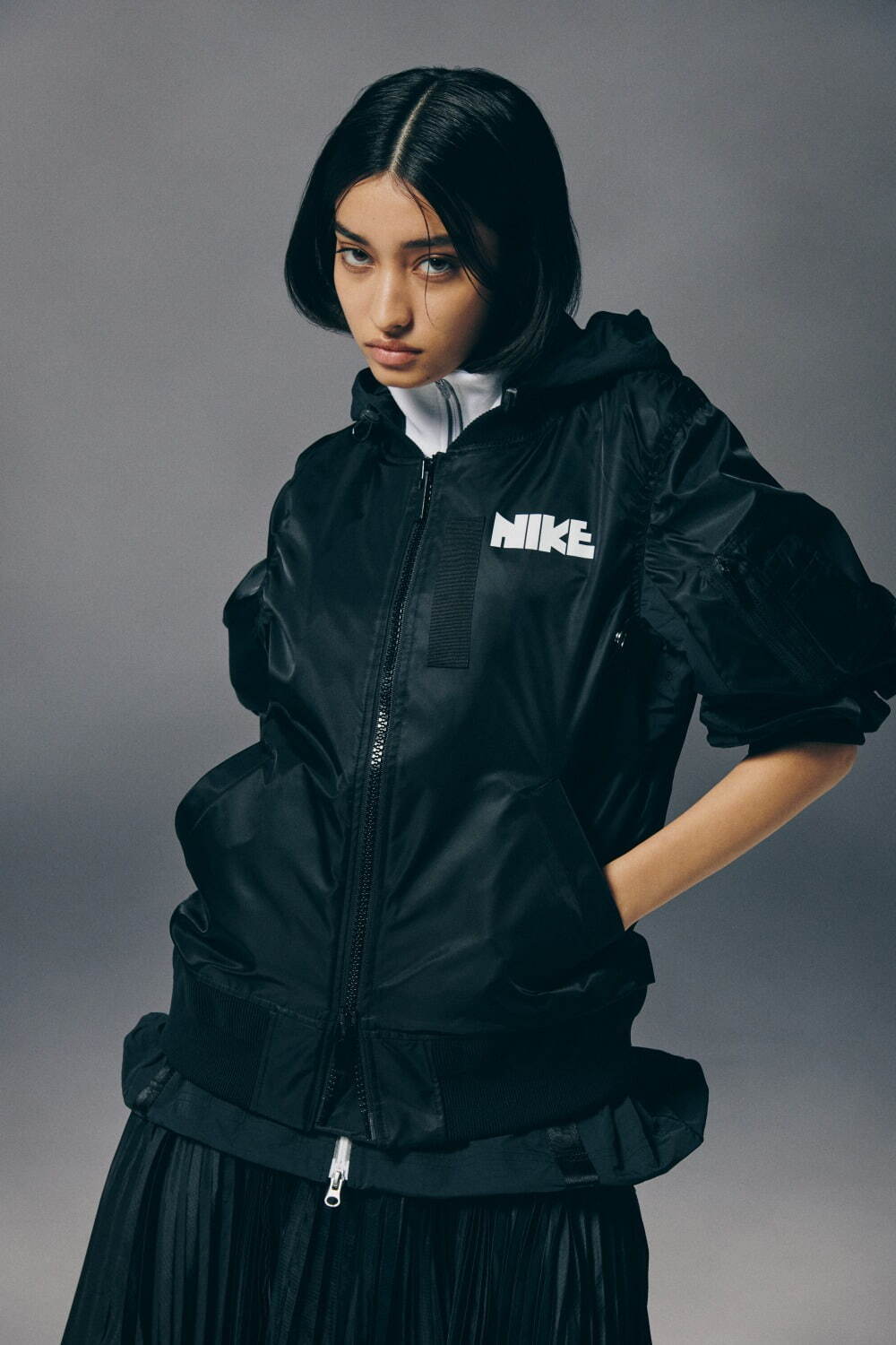 NIKE × sacai コラボ プリーツスカート