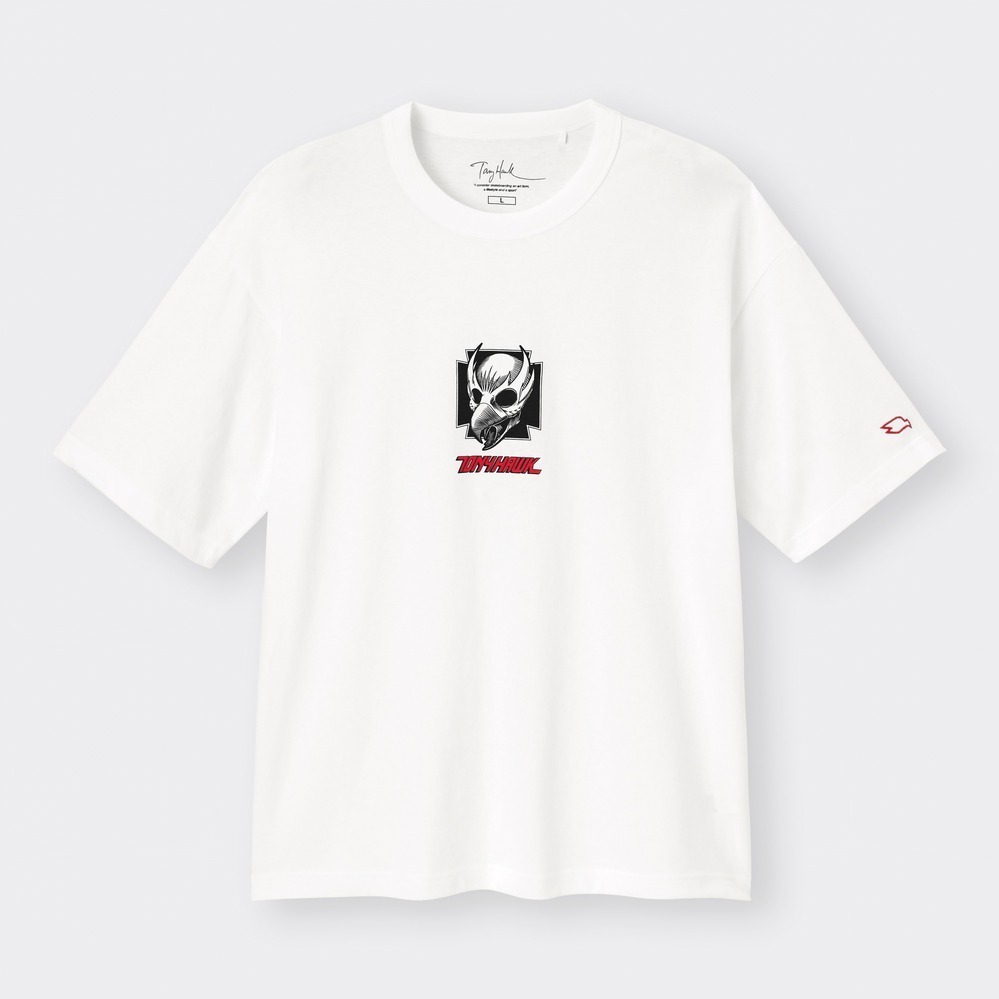GU×“伝説的スケートボーダー”トニー・ホーク、ロゴなどを配したオーバーサイズTシャツや半袖シャツ｜写真3