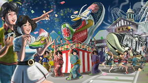 日本の“お祭り”に着想を得たナイキ新作がアトモスから、かき氷カラーの