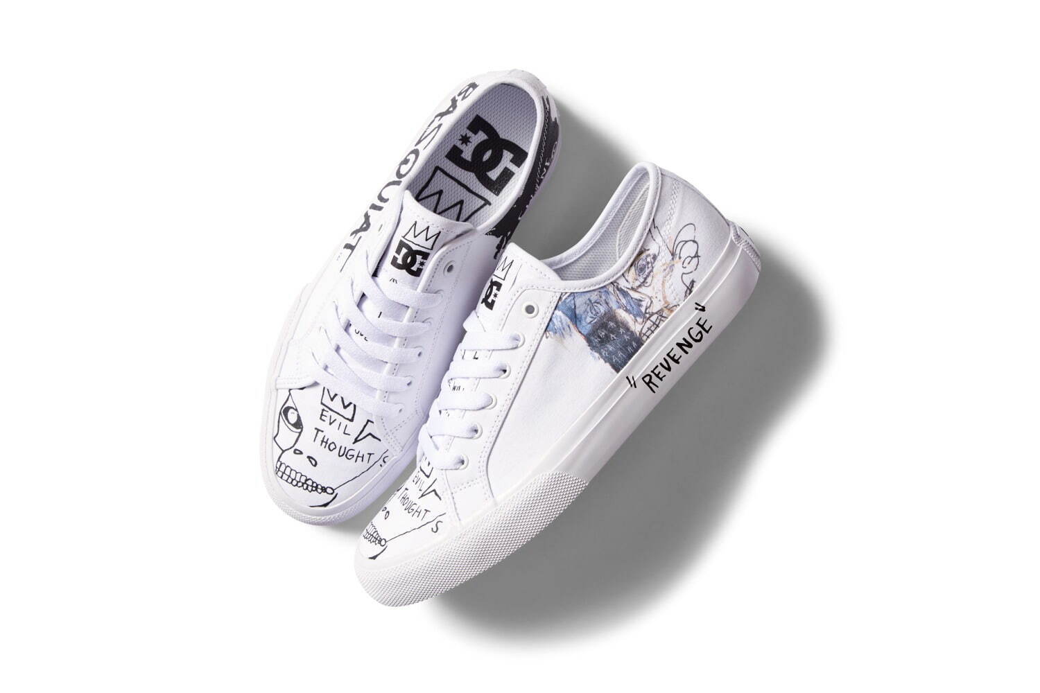 バスキア×DC SHOES、80年代アートを配したスニーカーやスケートボード バスキア×DC SHOES、80年代アートを配したスニーカーやスケートボード