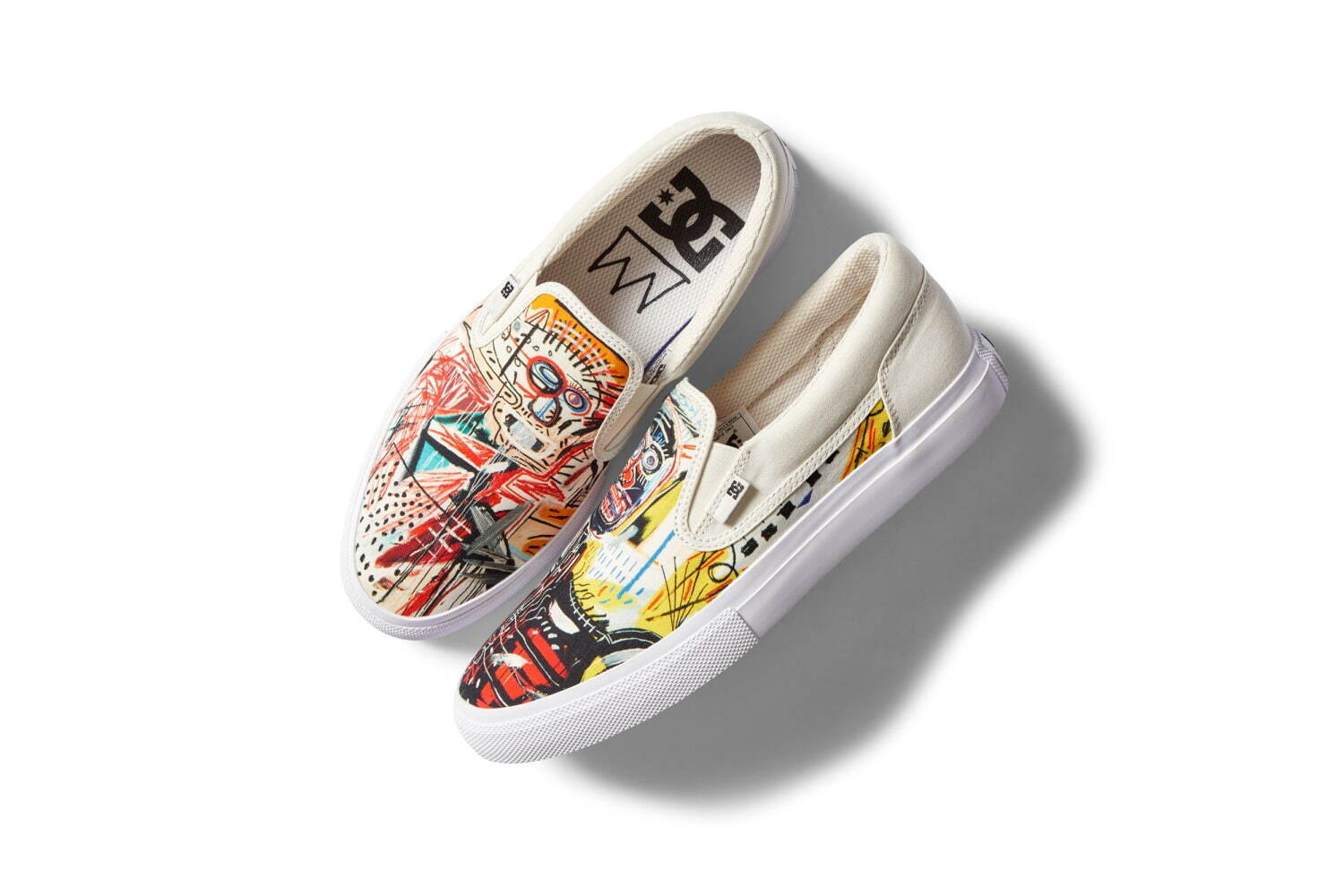 バスキア×DC SHOES、80年代アートを配したスニーカーやスケートボード 