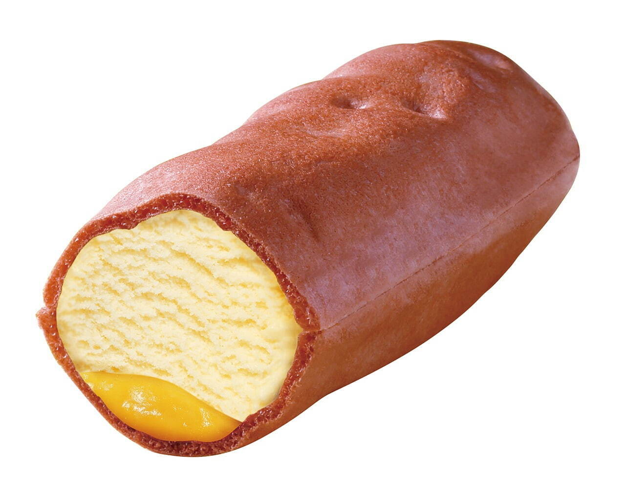 丸永製菓の新作アイス「おいももなか」香ばしいモナカ皮×さつまいもアイスで焼き芋のような味わいに｜写真3