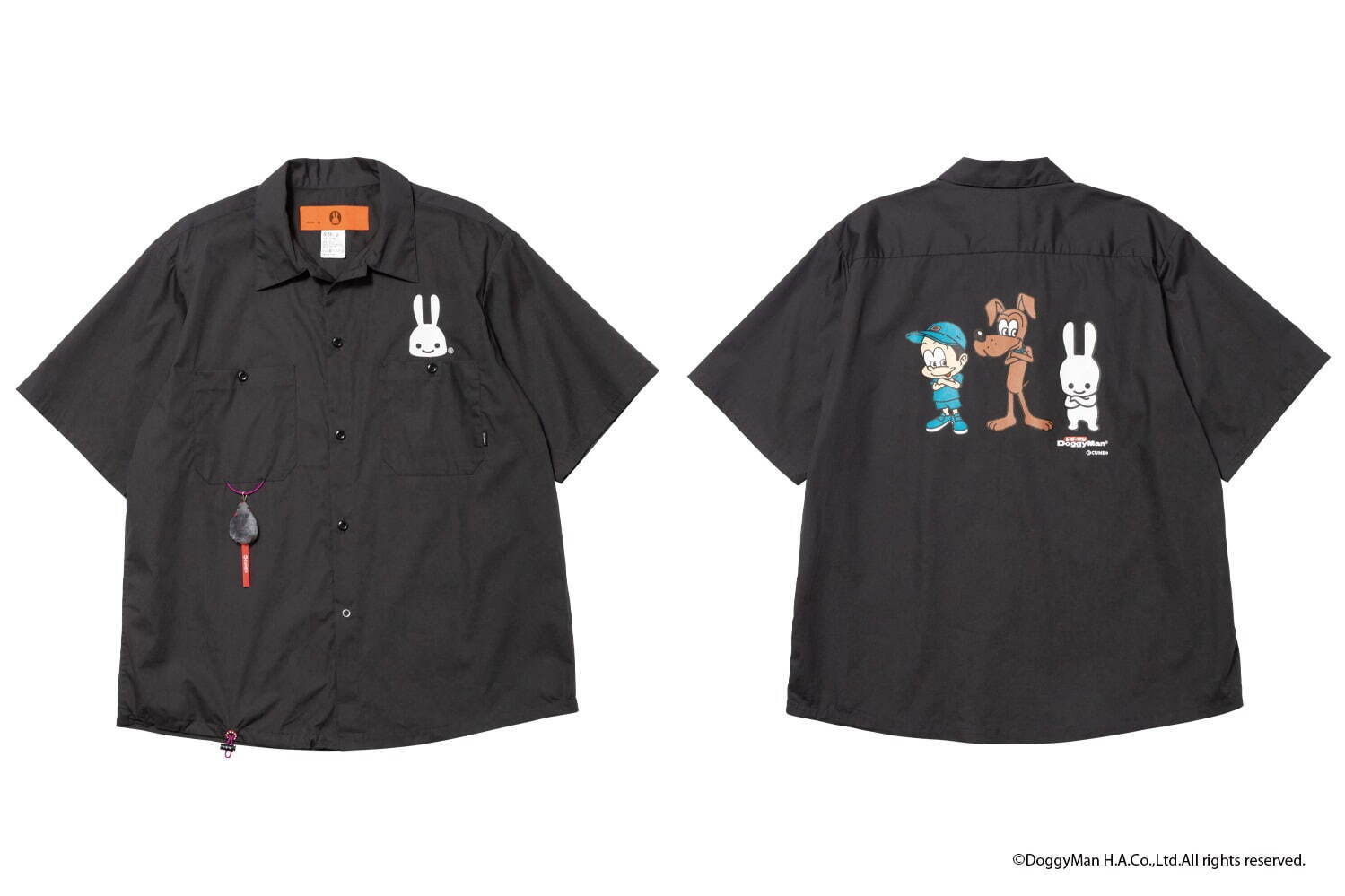 ドギーちゃんとアッキーコラボ ワークシャツ 14,300円