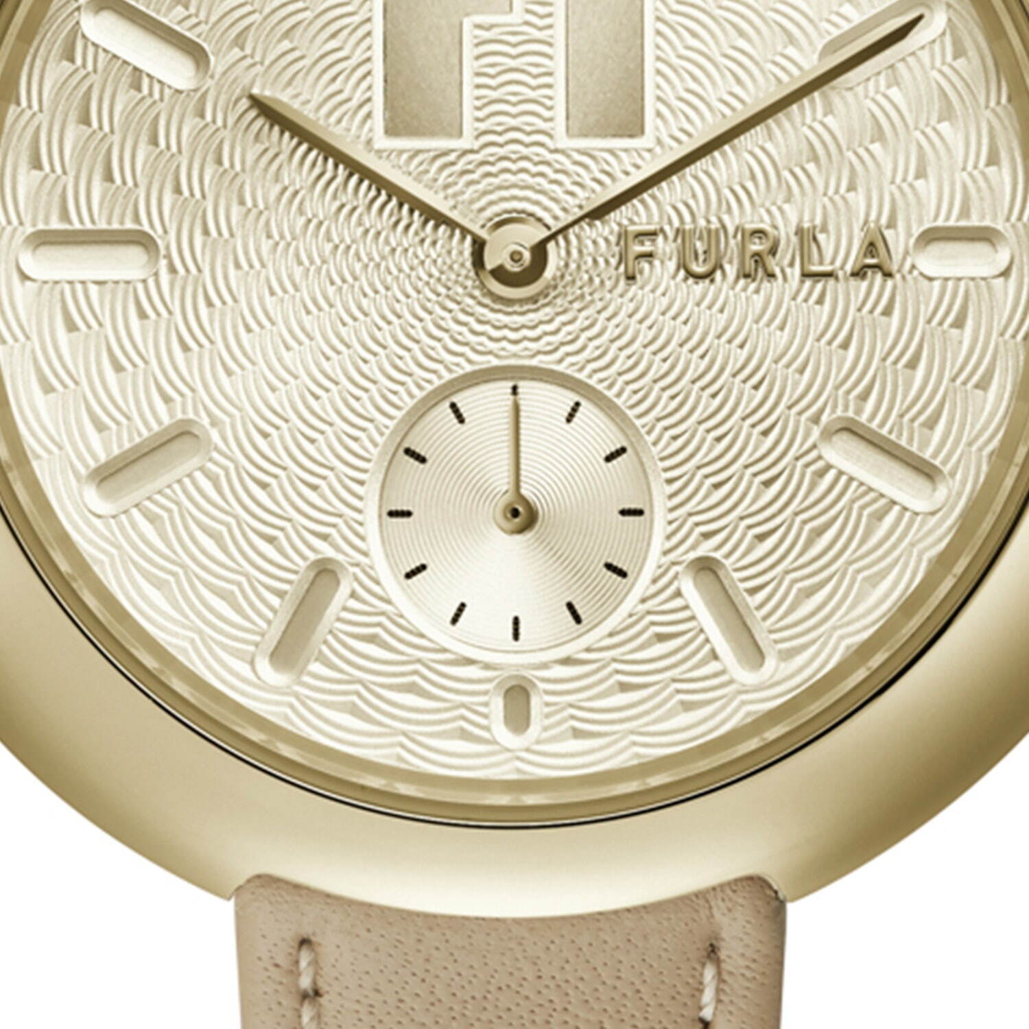 フルラ“ふっくらドーム”型腕時計、ゴール×ベージュの新作 - スモールセコンドを配して｜写真2