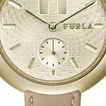 フルラ“ふっくらドーム”型腕時計、ゴール×ベージュの新作 - スモールセコンドを配して｜写真2