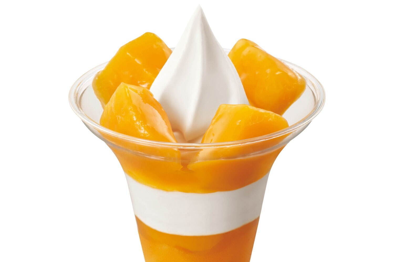 ミニストップ｜ミニストップ「完熟アップルマンゴーパフェ」限定発売、マンゴー果肉2倍の“得盛”も