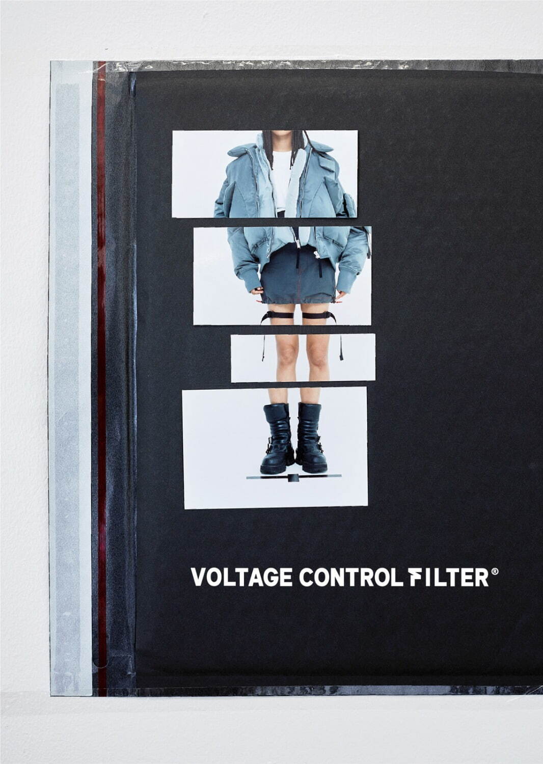 VOLTAGE CONTROL FILTER フーディー パーカー〈黒〉春秋冬