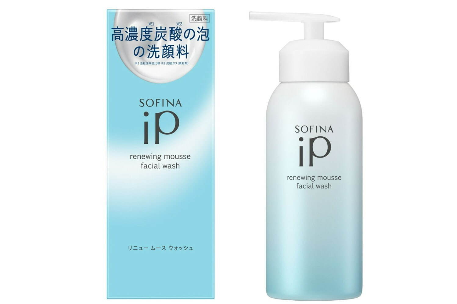 花王 SOFINA iP リニュー ムース ウォッシュ 本体