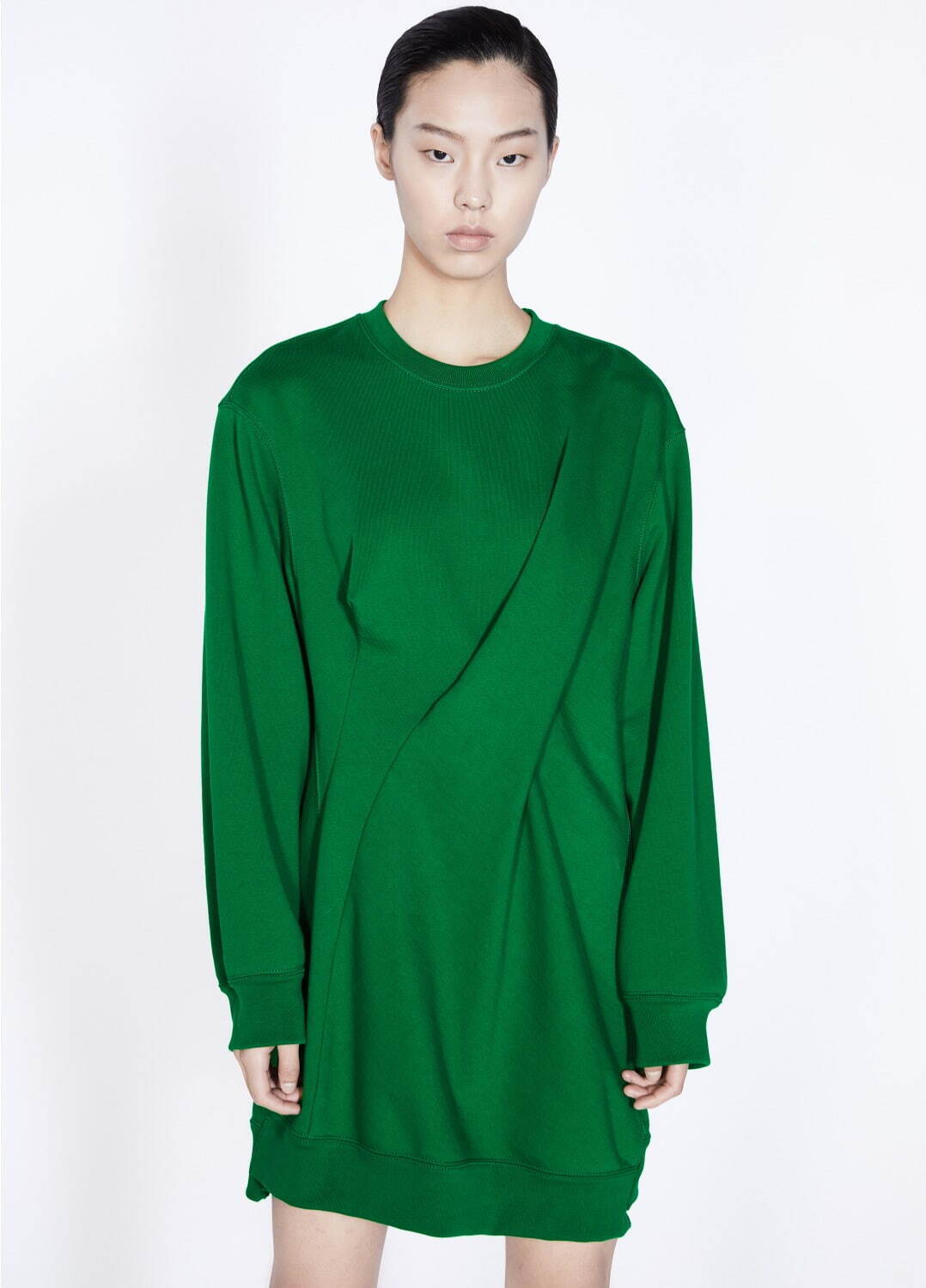 トップス(Feminine Pleated Cotton-jersey Sweatshirt) 22,000円