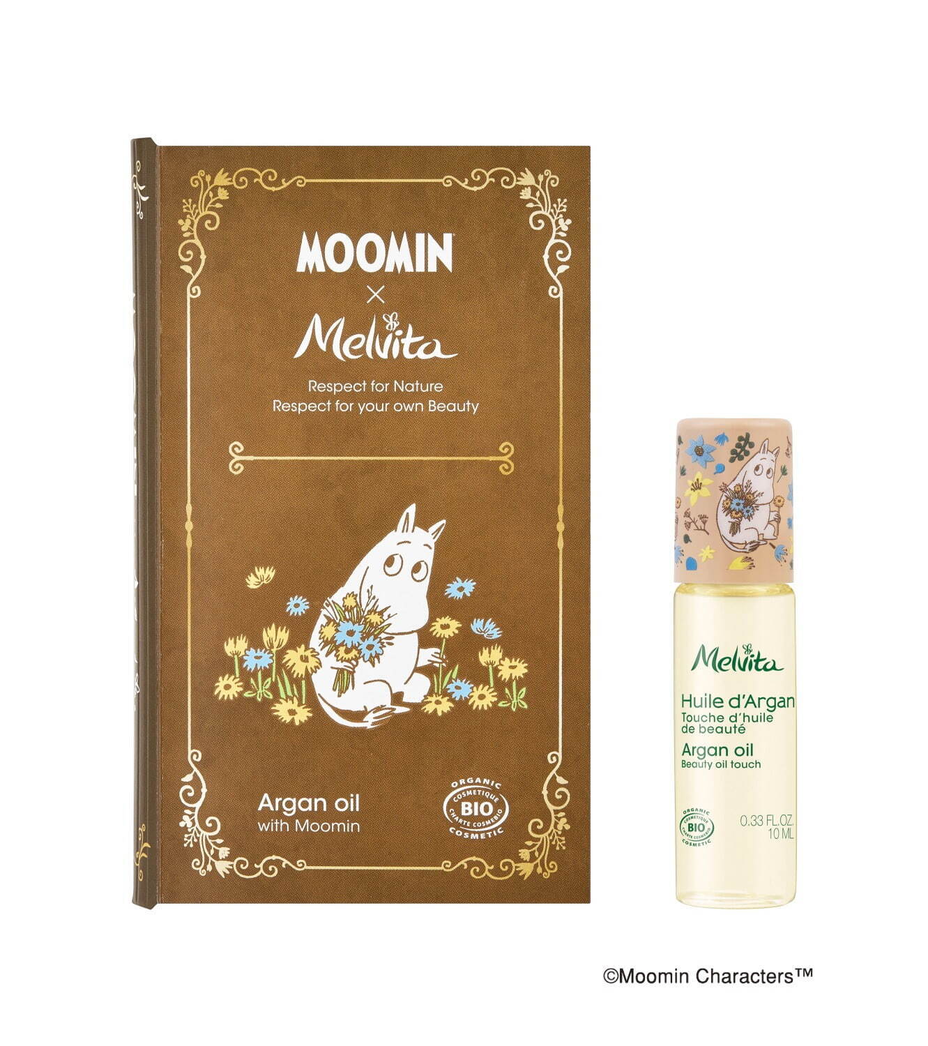 メルヴィータ MOOMIN x Melvita 3種のオーガニック タッチオイル