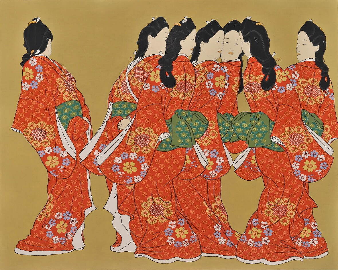 福田美蘭展」千葉市美術館で - 日本美術の所蔵品を題材とした新作絵画