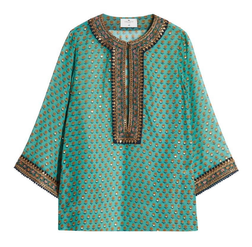 H&M×サビアサチ“インドの織物＆伝統工芸”着想のウェアやアクセサリー、華やかなカフタンなど｜写真8