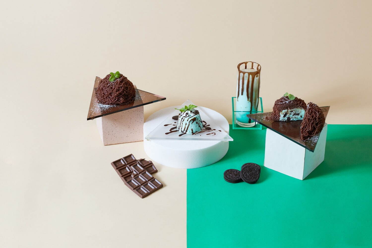モンブランプリン専門店「栗ノ花」チョコミントの和洋折衷“新感覚”モンブラン限定発売｜写真5