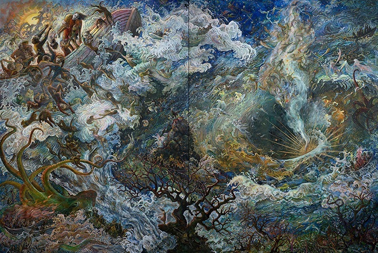 遠藤彰子《海暮れゆけばただ仄かなる》2018年 作家蔵