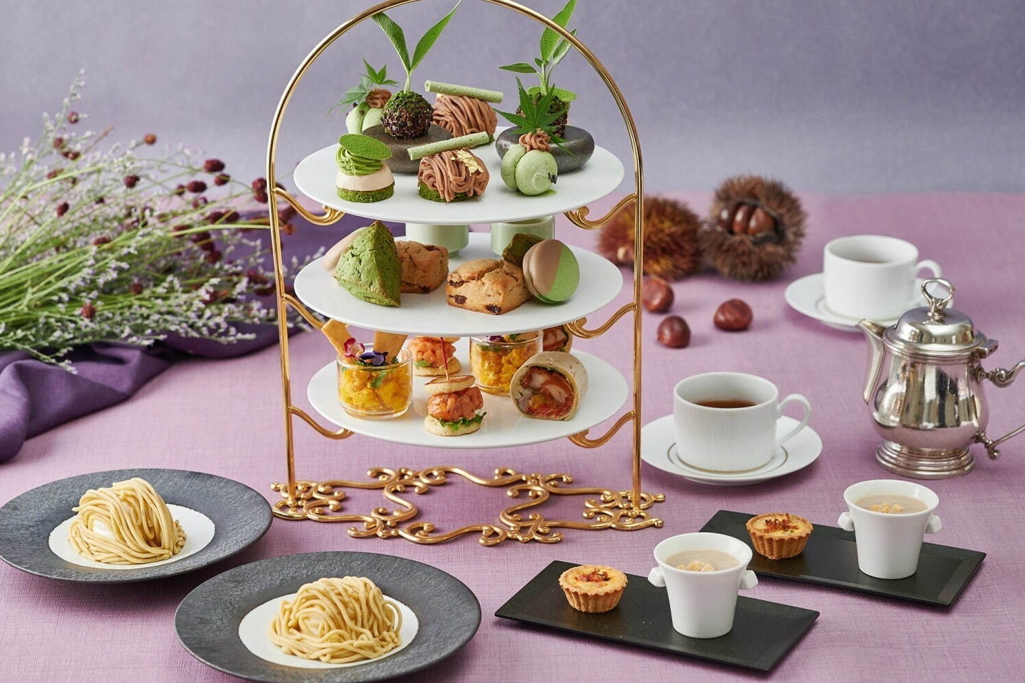 インターコンチネンタル 東京ベイ「プレミアムモンブラン アフタヌーンティー」