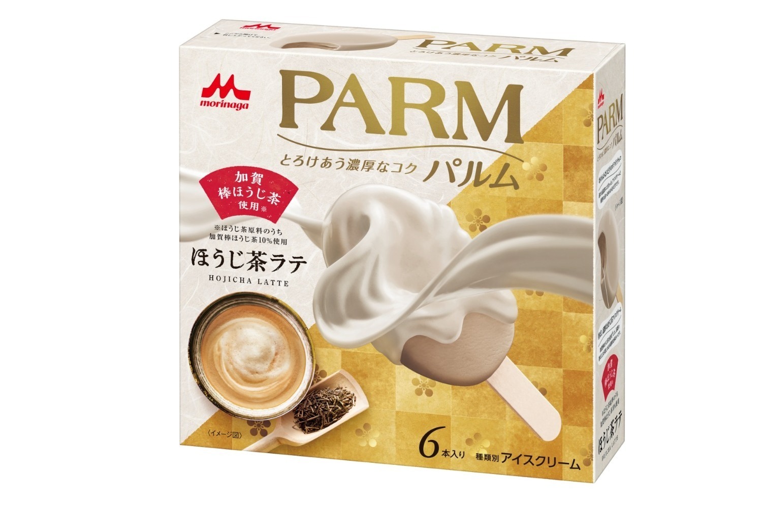 「パルム  ほうじ茶ラテ」