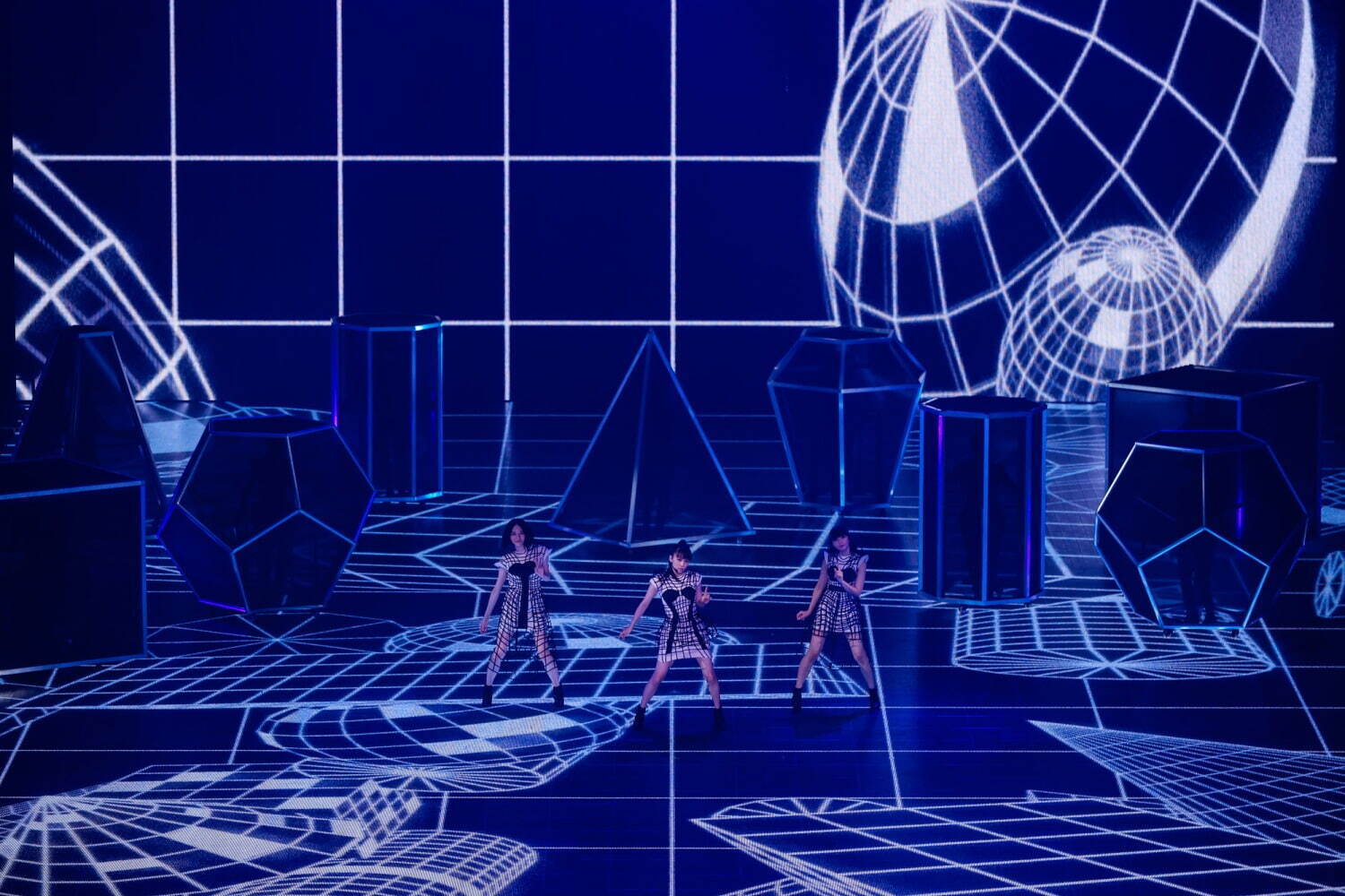 「Perfume LIVE 2021 [polygon wave]」開催時の様子
撮影：上山陽介