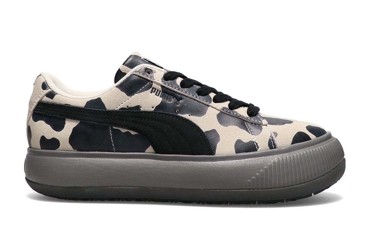 PUMA atmos カウ柄 牛柄　スニーカー　24㎝ top.jpg