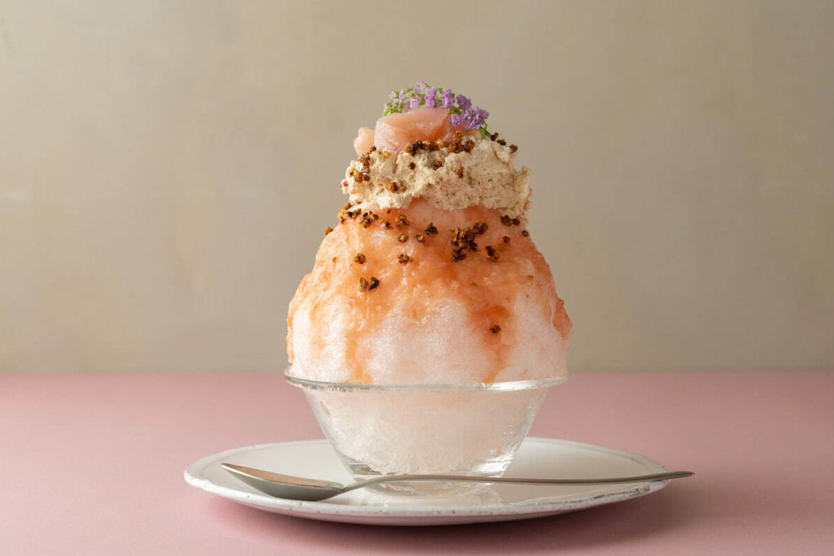 コエ ドーナツ京都“桃＆ヘーゼルナッツクリーム”や“栗＆くるみあん”の限定かき氷