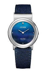 水をイメージした「シチズン  エル」新作腕時計、“光が揺らぐ海底”着想ブルーのグラデーション文字板｜写真2