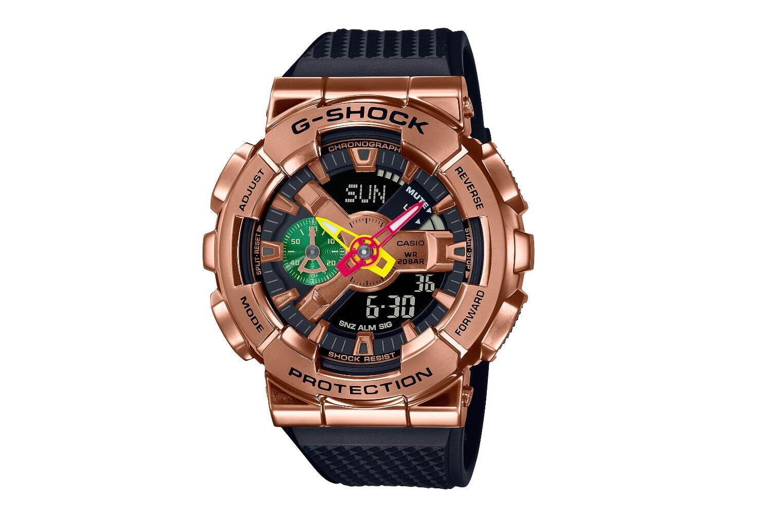 G-SHOCK×八村塁のコラボ腕時計第2弾、ベナン共和国の国旗カラー＆付替 